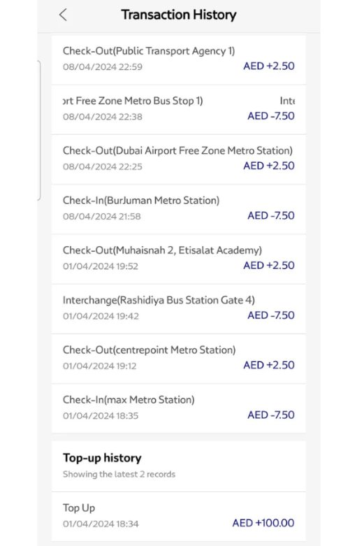 How to Check NOL Card Balance History